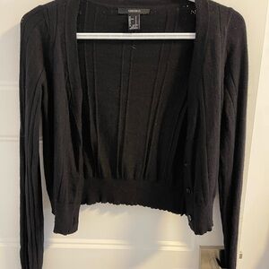 Forever 21 Classic Black Cardigan